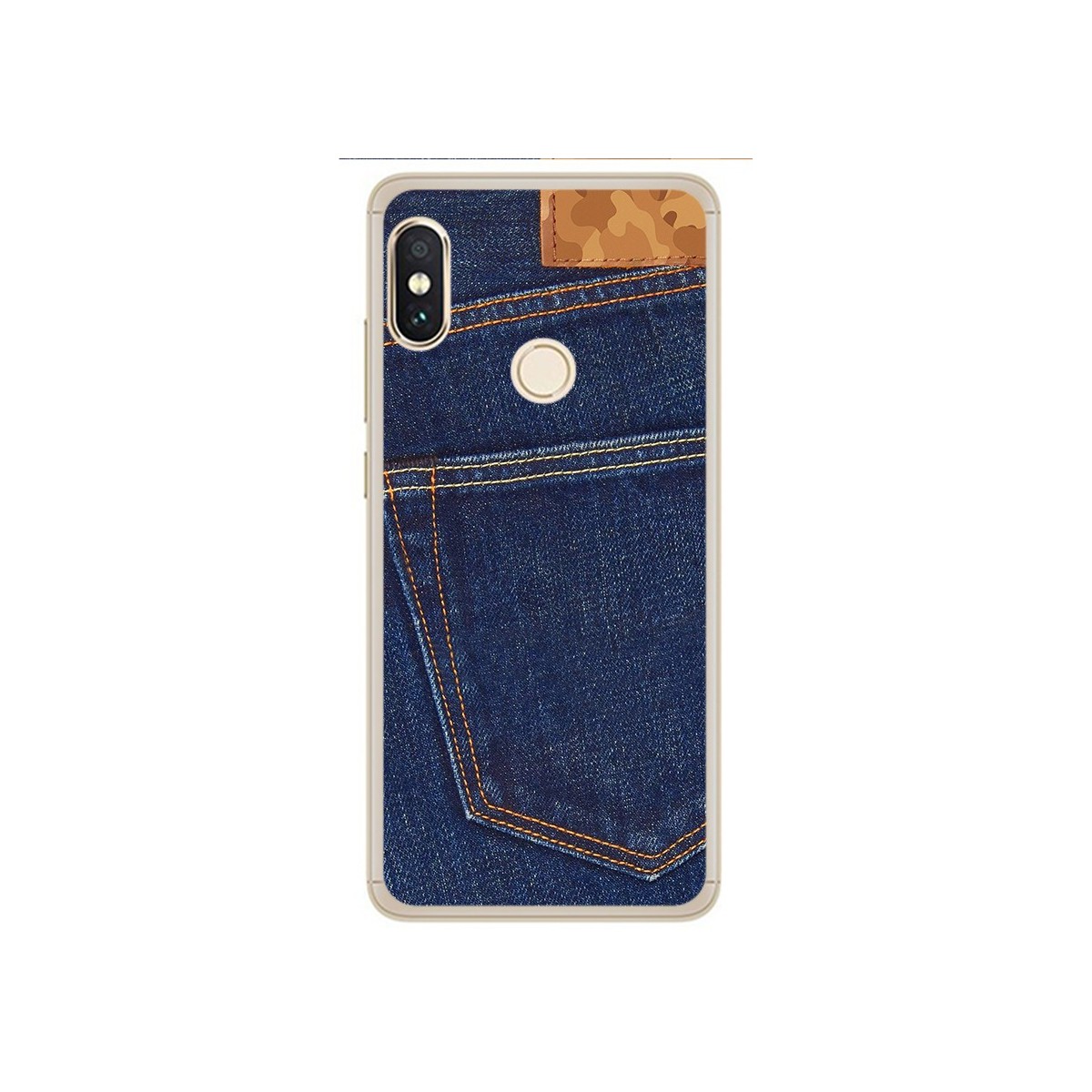 Funda Gel Tpu para Xiaomi Redmi Note 5 / Note 5 Pro Diseño Vaquero Dibujos