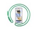 Funda Colgante Transparente compatible con Huawei Honor 90 5G con Cordon Verde Agua