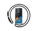 Personaliza tu Funda Colgante Transparente para Realme C53 con Cordon Negro Dibujo Personalizada