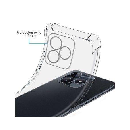 Funda Silicona Antigolpes Transparente para Realme C53