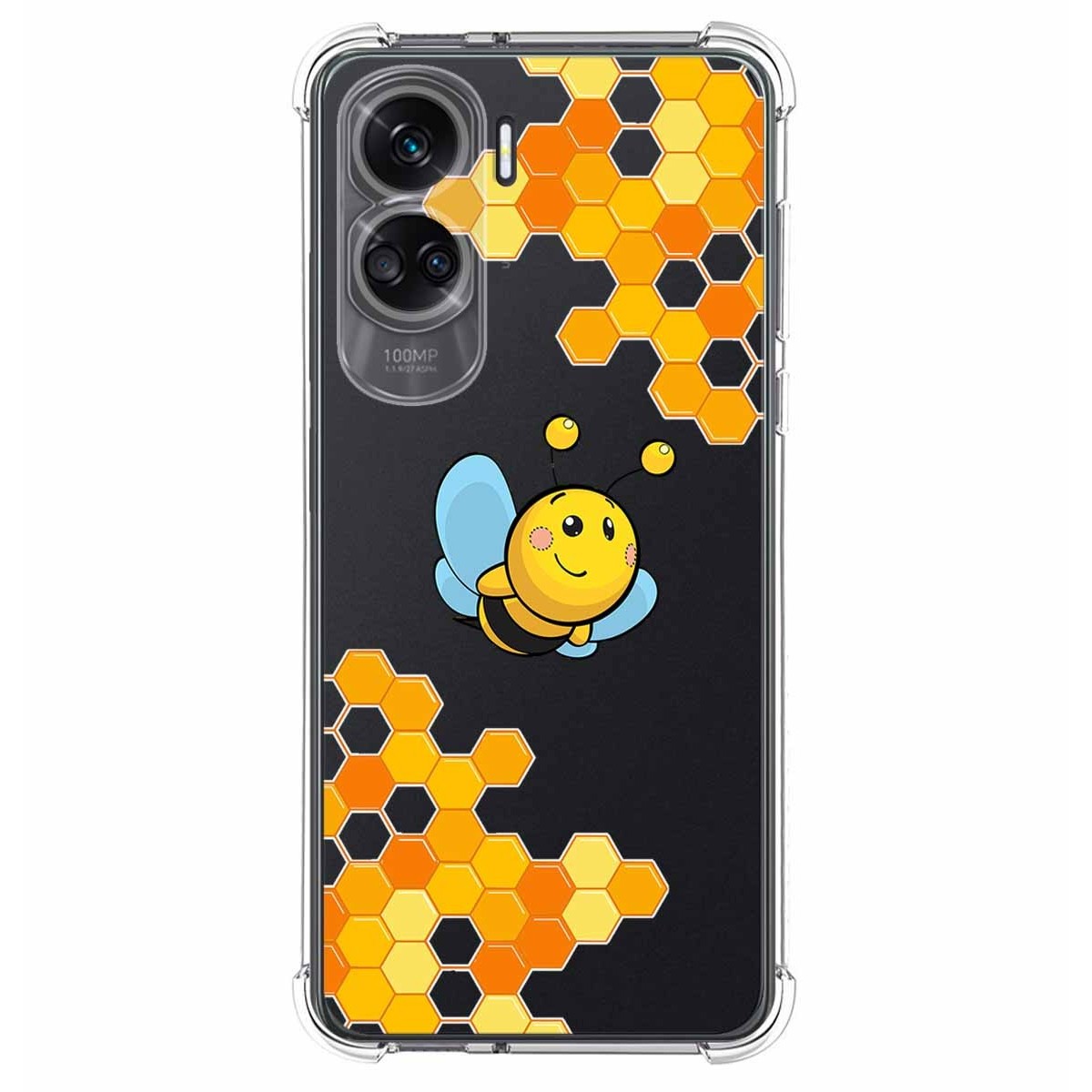 Funda Silicona Antigolpes compatible con Huawei Honor 90 lite 5G diseño Abeja Dibujos