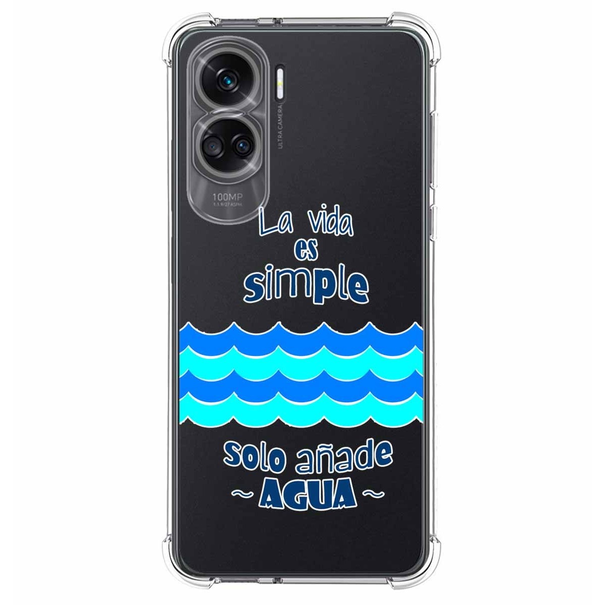 Funda Silicona Antigolpes compatible con Huawei Honor 90 lite 5G diseño Agua Dibujos