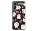 Funda Silicona Antigolpes compatible con Huawei Honor 90 lite 5G diseño Cerdos Dibujos