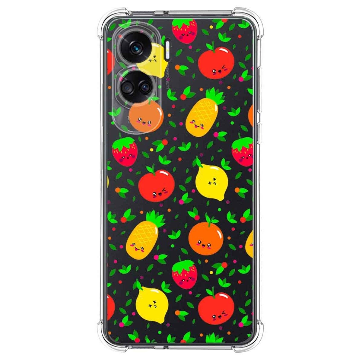 Funda Silicona Antigolpes compatible con Huawei Honor 90 lite 5G diseño Frutas 01 Dibujos