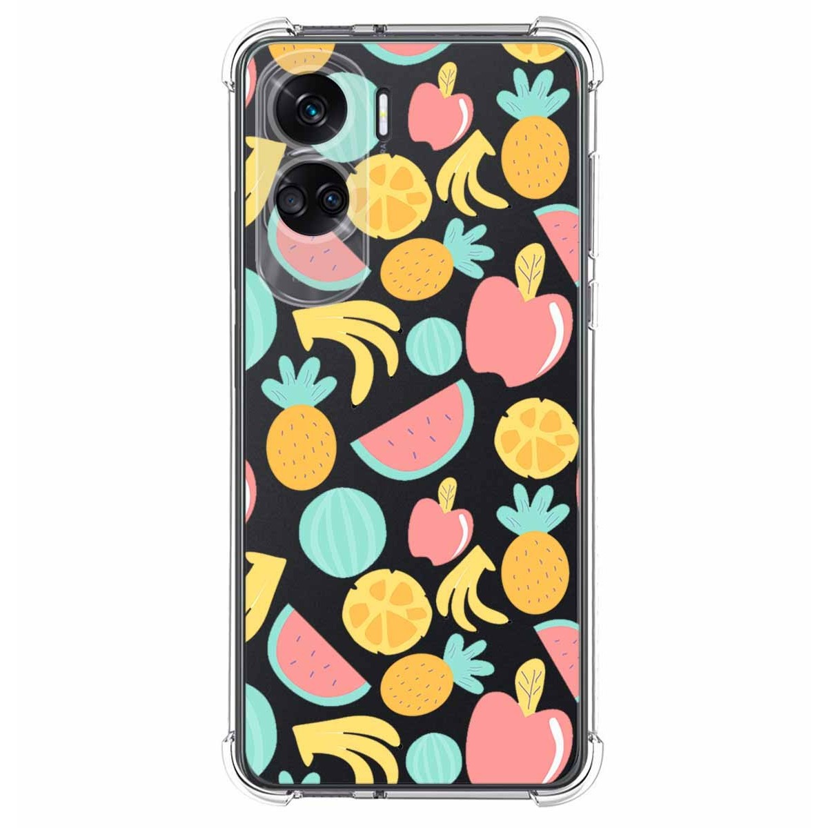 Funda Silicona Antigolpes compatible con Huawei Honor 90 lite 5G diseño Frutas 02 Dibujos