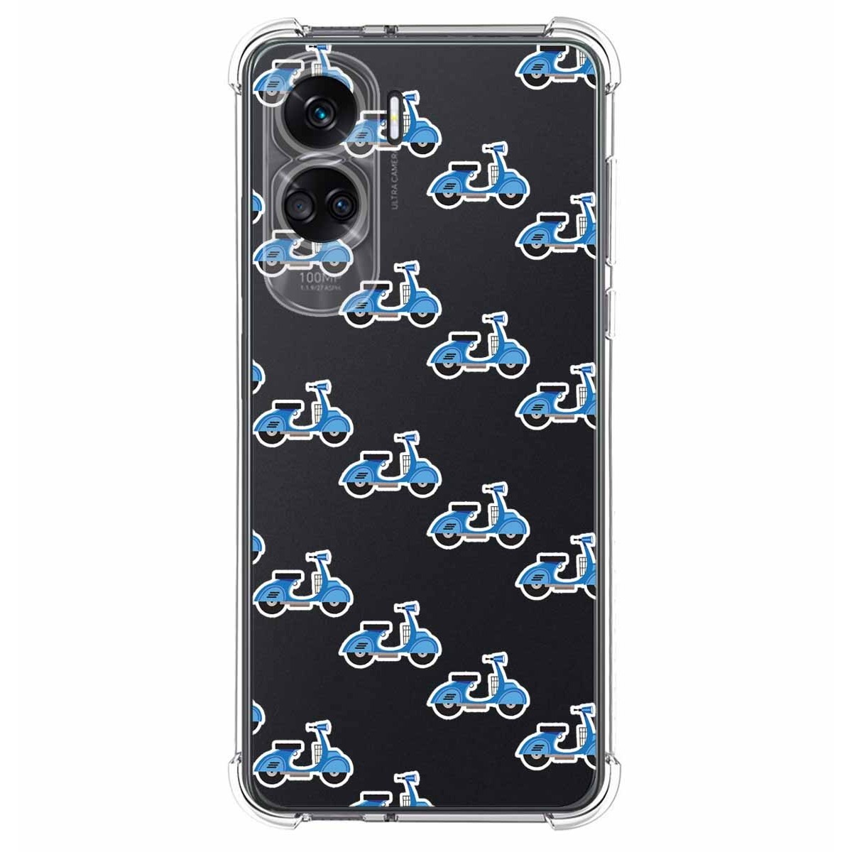 Funda Silicona Antigolpes compatible con Huawei Honor 90 lite 5G diseño Scooter Dibujos