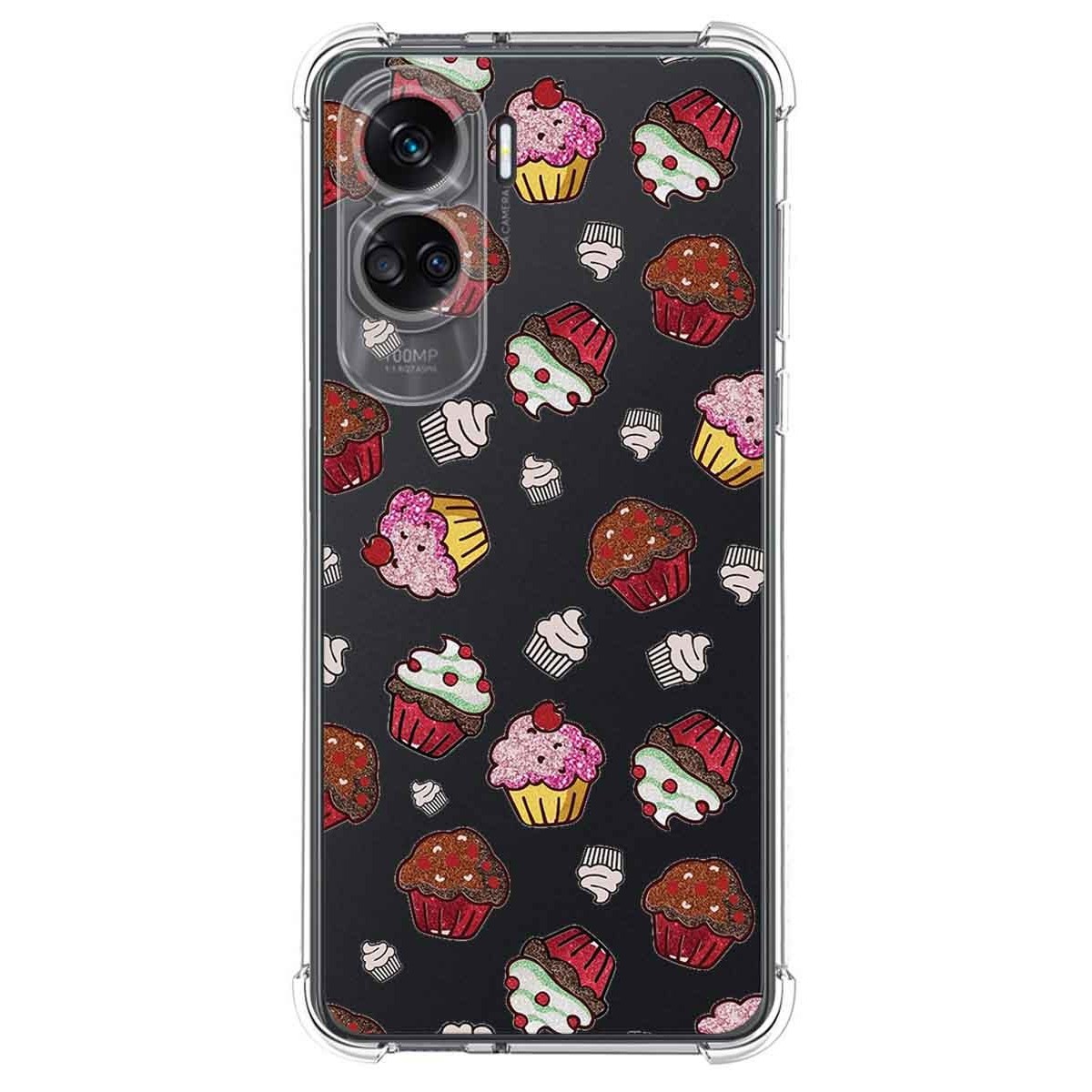 Funda Silicona Antigolpes compatible con Huawei Honor 90 lite 5G diseño Muffins Dibujos