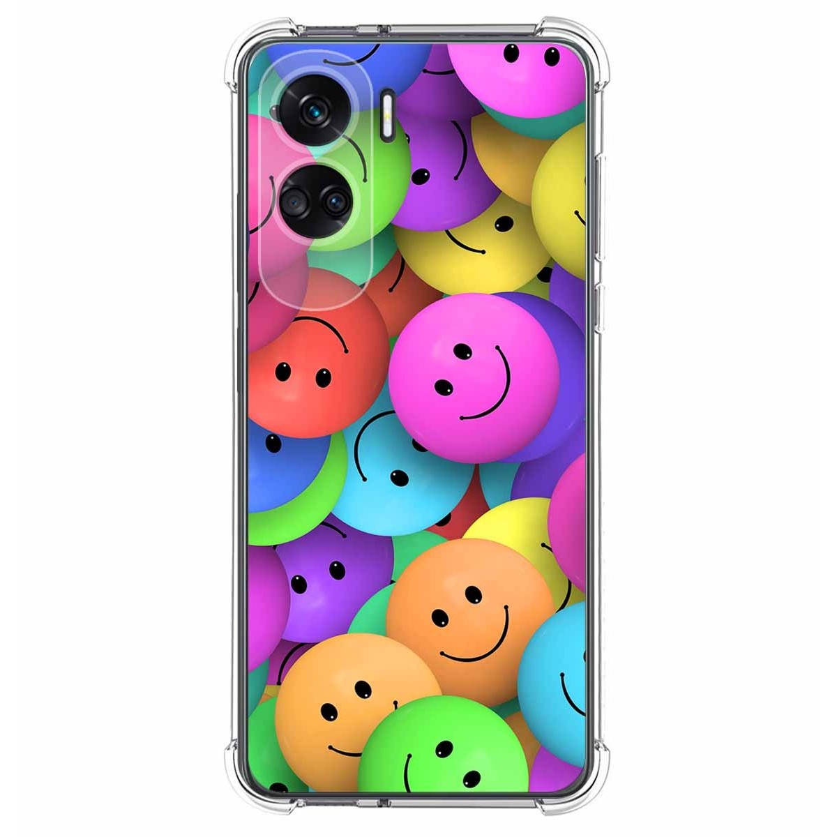 Funda Silicona Antigolpes compatible con Huawei Honor 90 lite 5G diseño Smile Dibujos