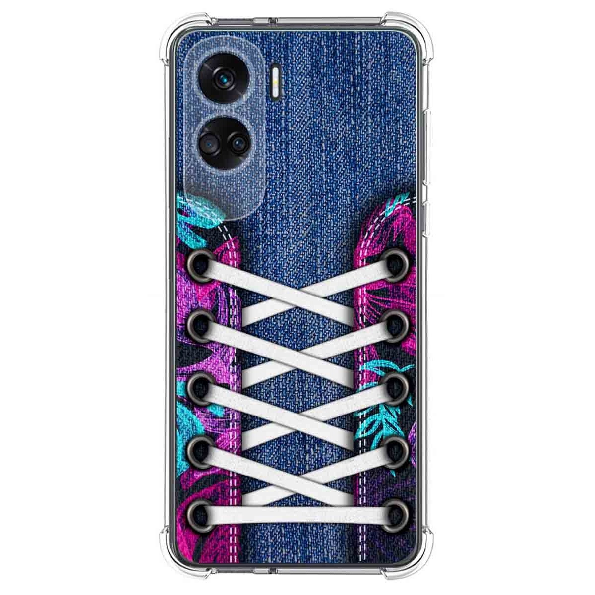 Funda Silicona Antigolpes compatible con Huawei Honor 90 lite 5G diseño Zapatillas 06 Dibujos