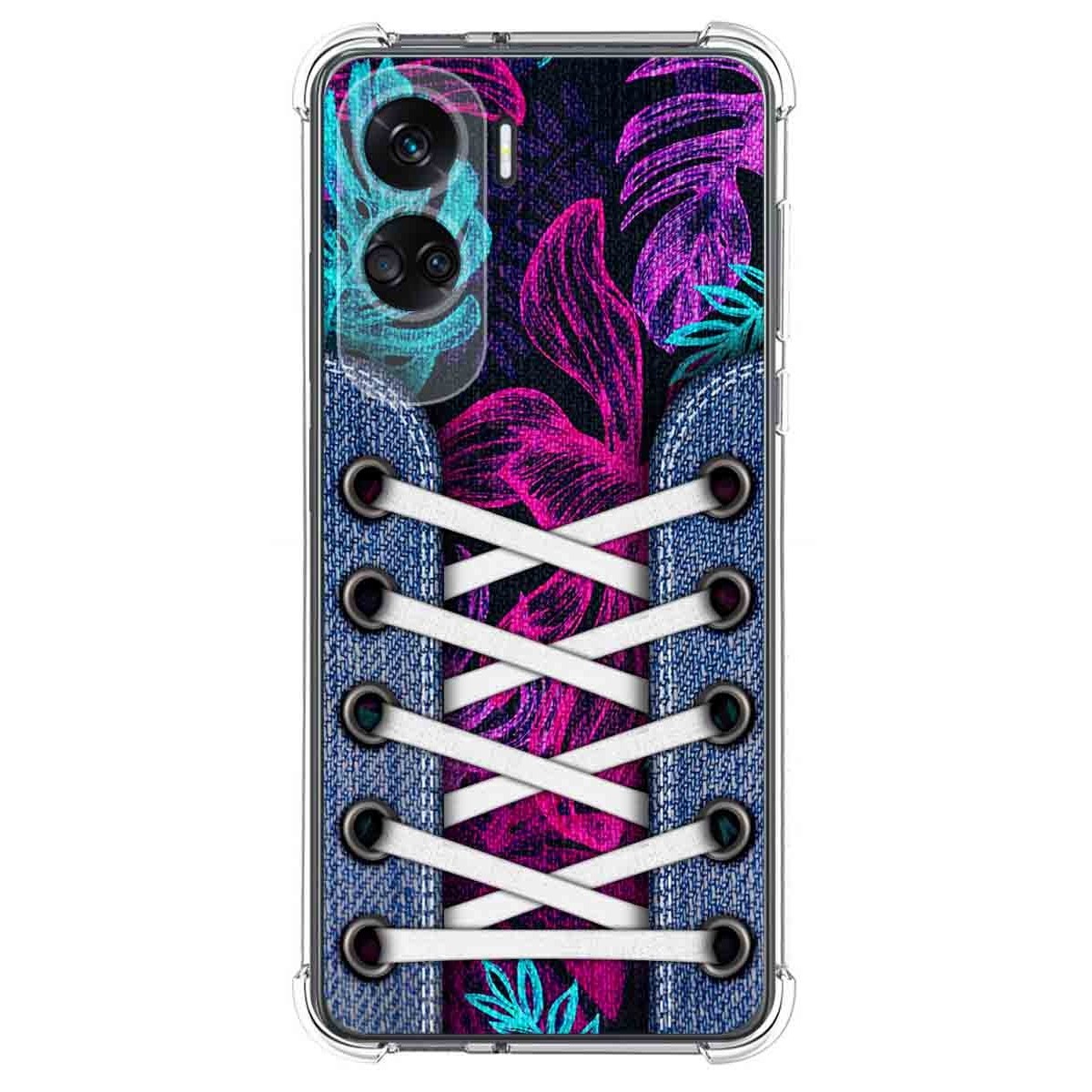 Funda Silicona Antigolpes compatible con Huawei Honor 90 lite 5G diseño Zapatillas 07 Dibujos