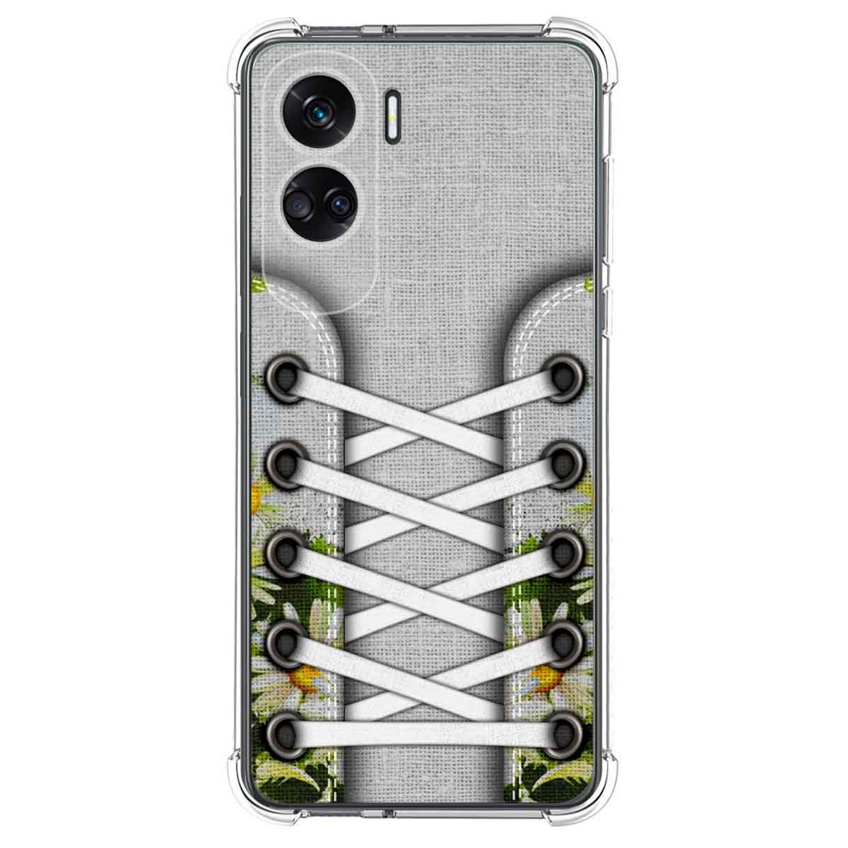 Funda Silicona Antigolpes compatible con Huawei Honor 90 lite 5G diseño Zapatillas 08 Dibujos