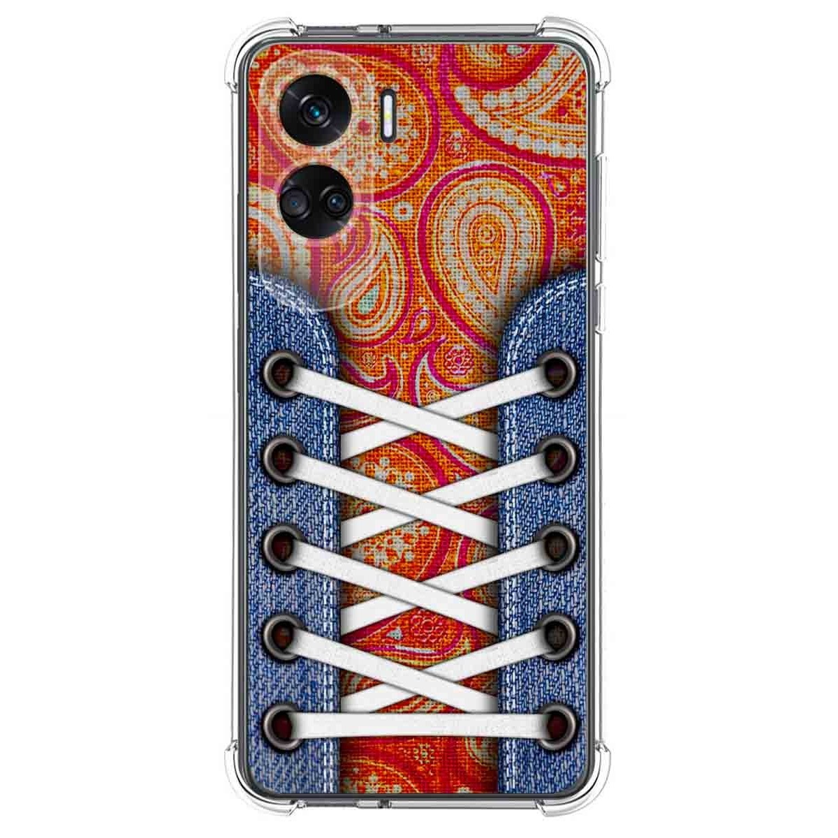 Funda Silicona Antigolpes compatible con Huawei Honor 90 lite 5G diseño Zapatillas 10 Dibujos