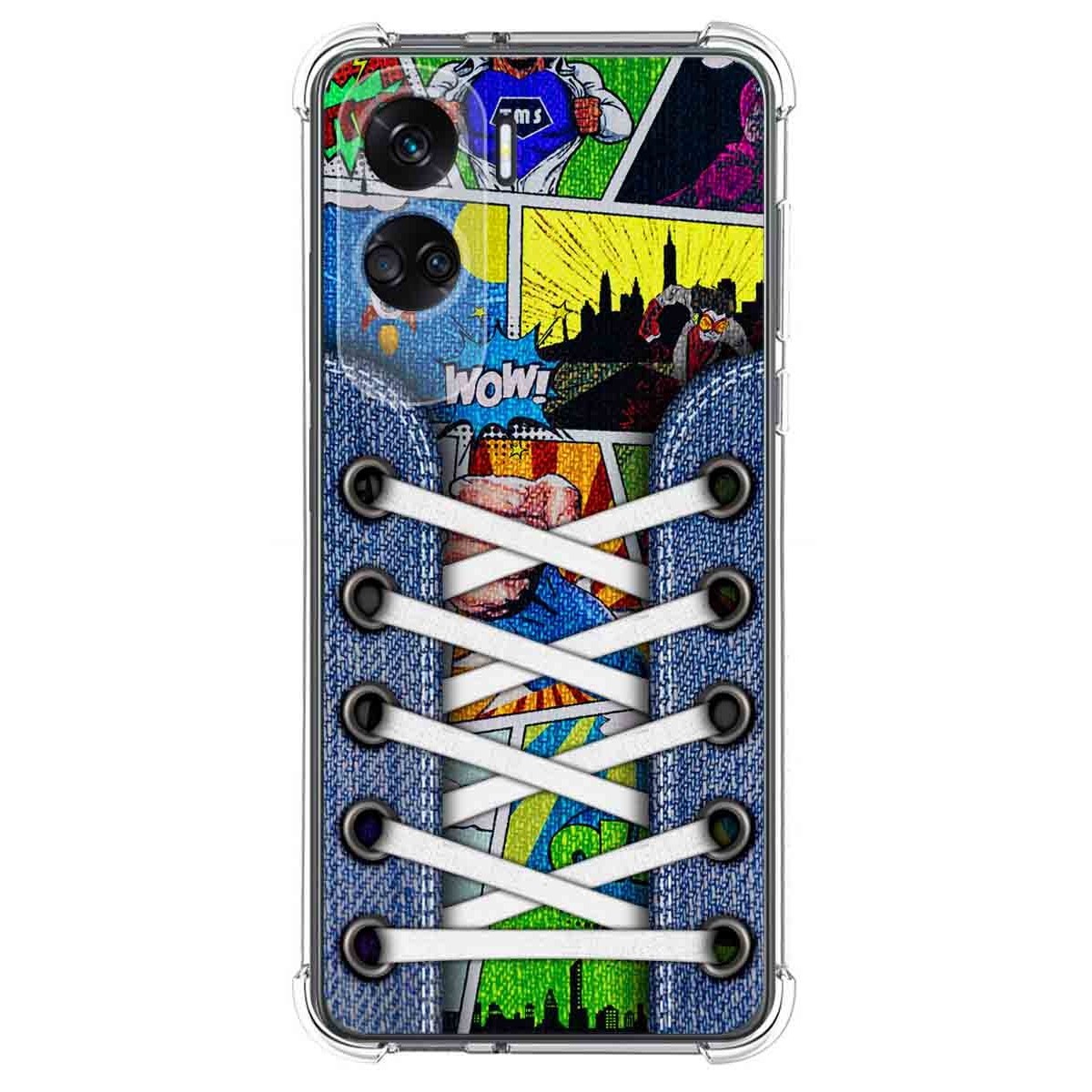 Funda Silicona Antigolpes compatible con Huawei Honor 90 lite 5G diseño Zapatillas 14 Dibujos