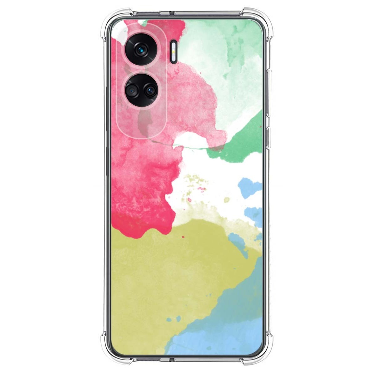 Funda Silicona Antigolpes compatible con Huawei Honor 90 lite 5G diseño Acuarela 02 Dibujos