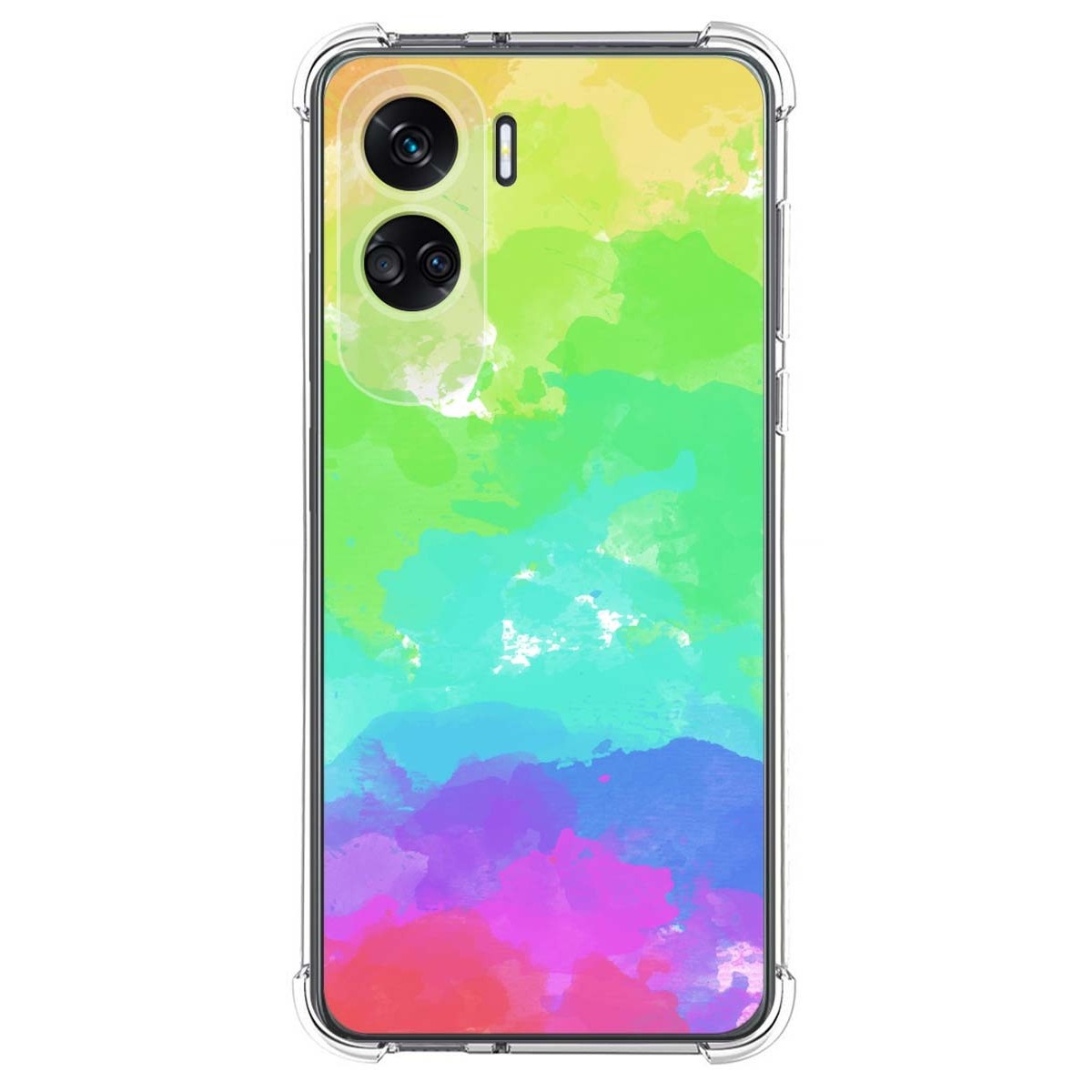 Funda Silicona Antigolpes compatible con Huawei Honor 90 lite 5G diseño Acuarela 03 Dibujos
