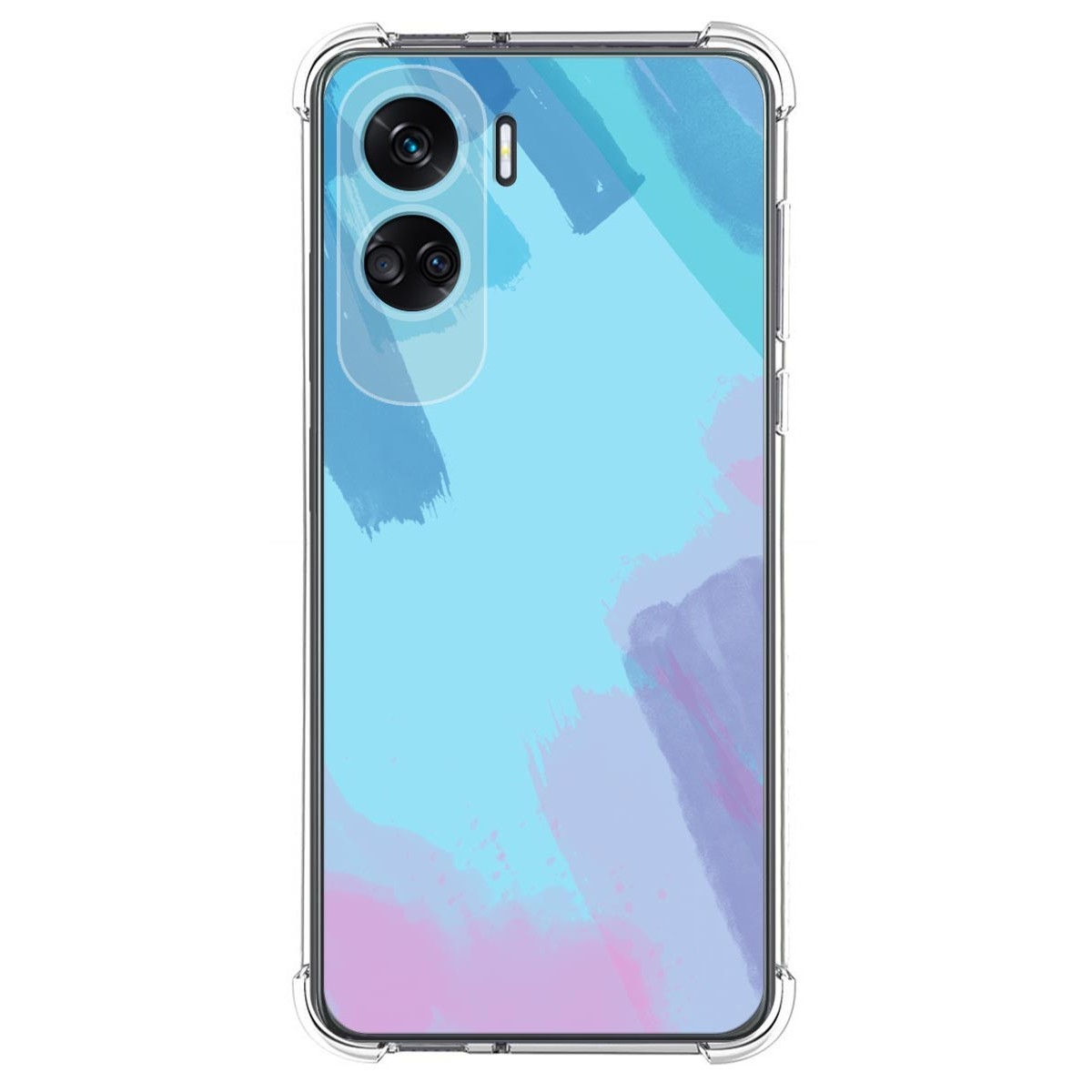 Funda Silicona Antigolpes compatible con Huawei Honor 90 lite 5G diseño Acuarela 10 Dibujos