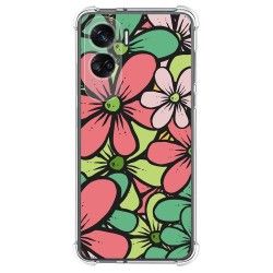 Funda Silicona Antigolpes compatible con Huawei Honor 90 lite 5G diseño Flores 02 Dibujos