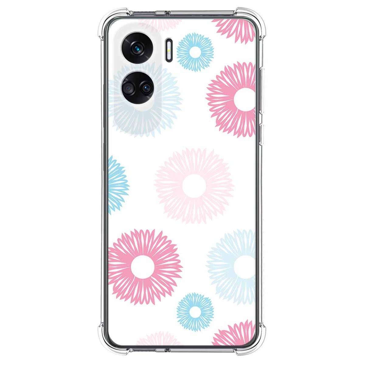 Funda Silicona Antigolpes compatible con Huawei Honor 90 lite 5G diseño Flores 06 Dibujos