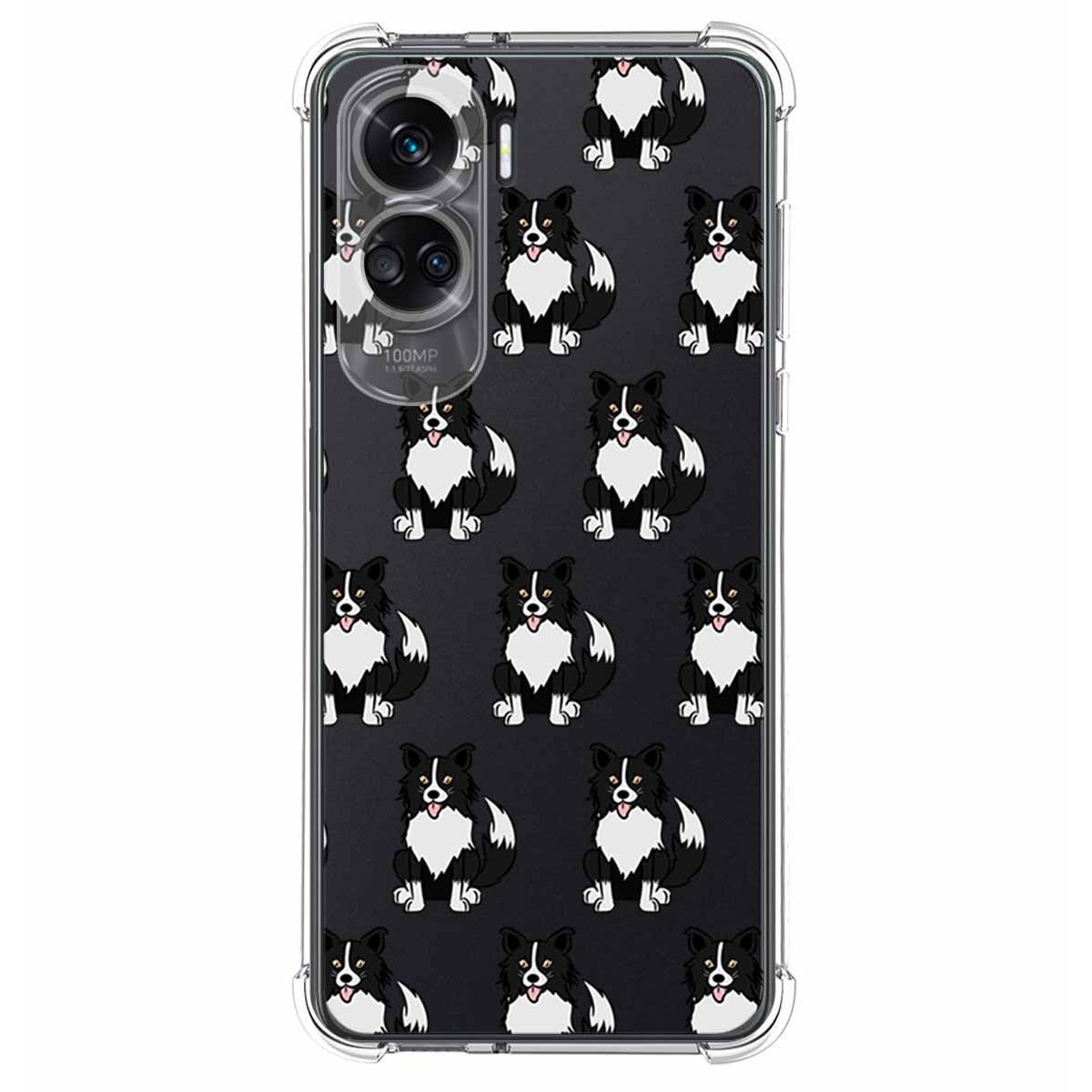 Funda Silicona Antigolpes compatible con Huawei Honor 90 lite 5G diseño Perros 07 Dibujos