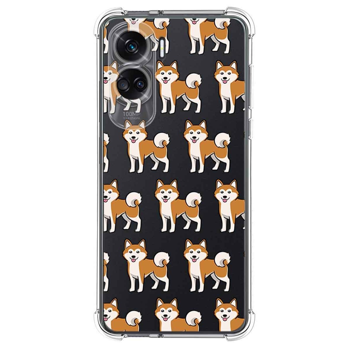 Funda Silicona Antigolpes compatible con Huawei Honor 90 lite 5G diseño Perros 08 Dibujos