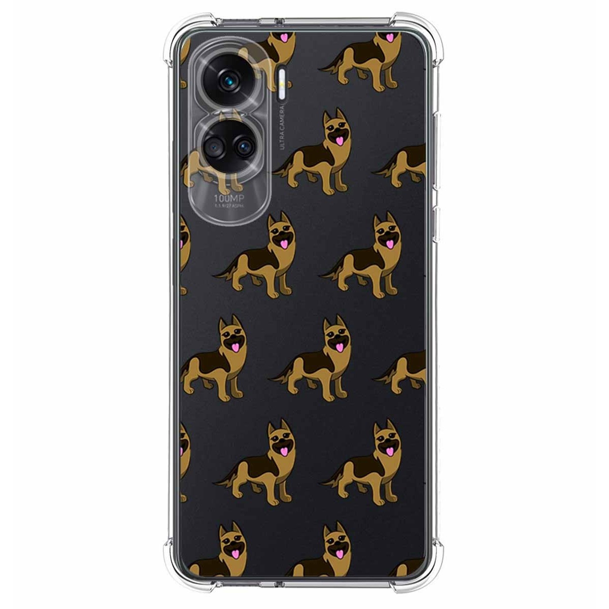 Funda Silicona Antigolpes compatible con Huawei Honor 90 lite 5G diseño Perros 09 Dibujos