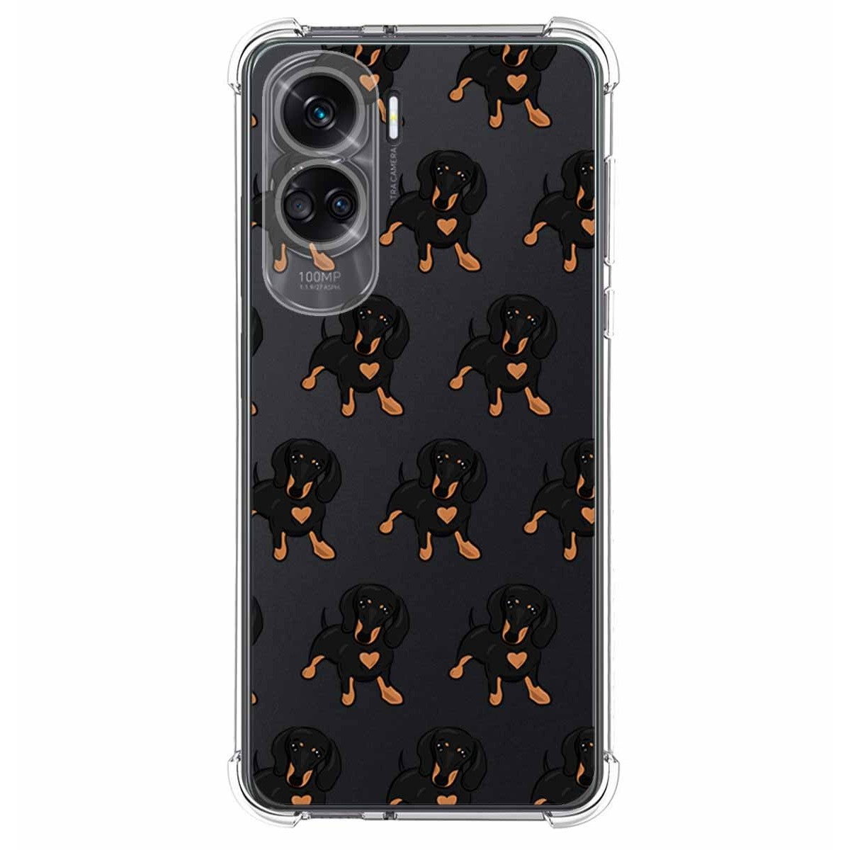 Funda Silicona Antigolpes compatible con Huawei Honor 90 lite 5G diseño Perros 10 Dibujos