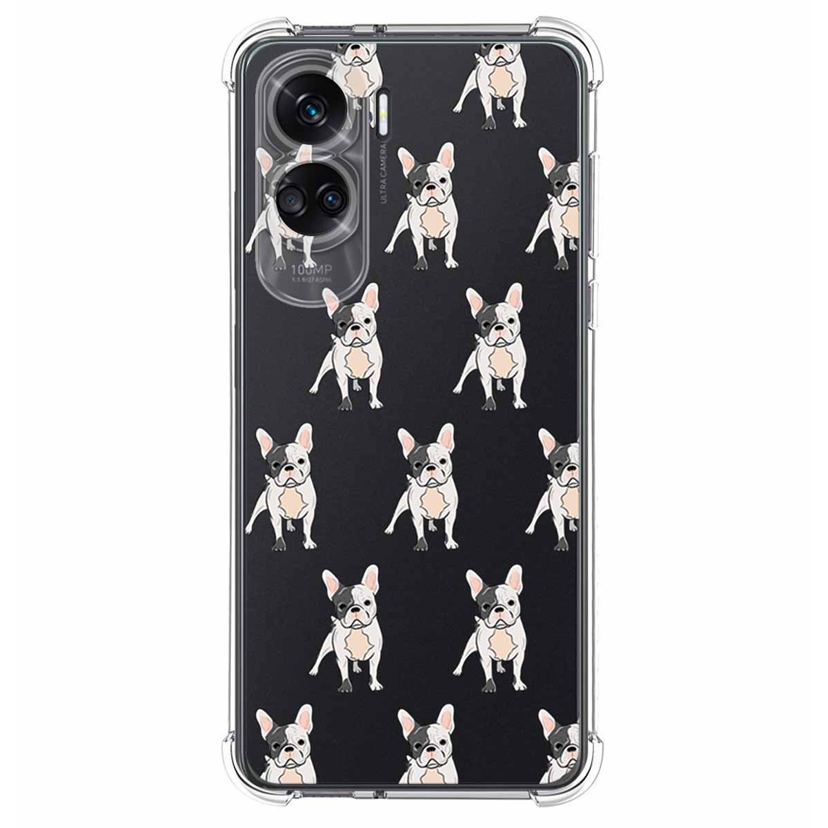 Funda Silicona Antigolpes compatible con Huawei Honor 90 lite 5G diseño Perros 12 Dibujos