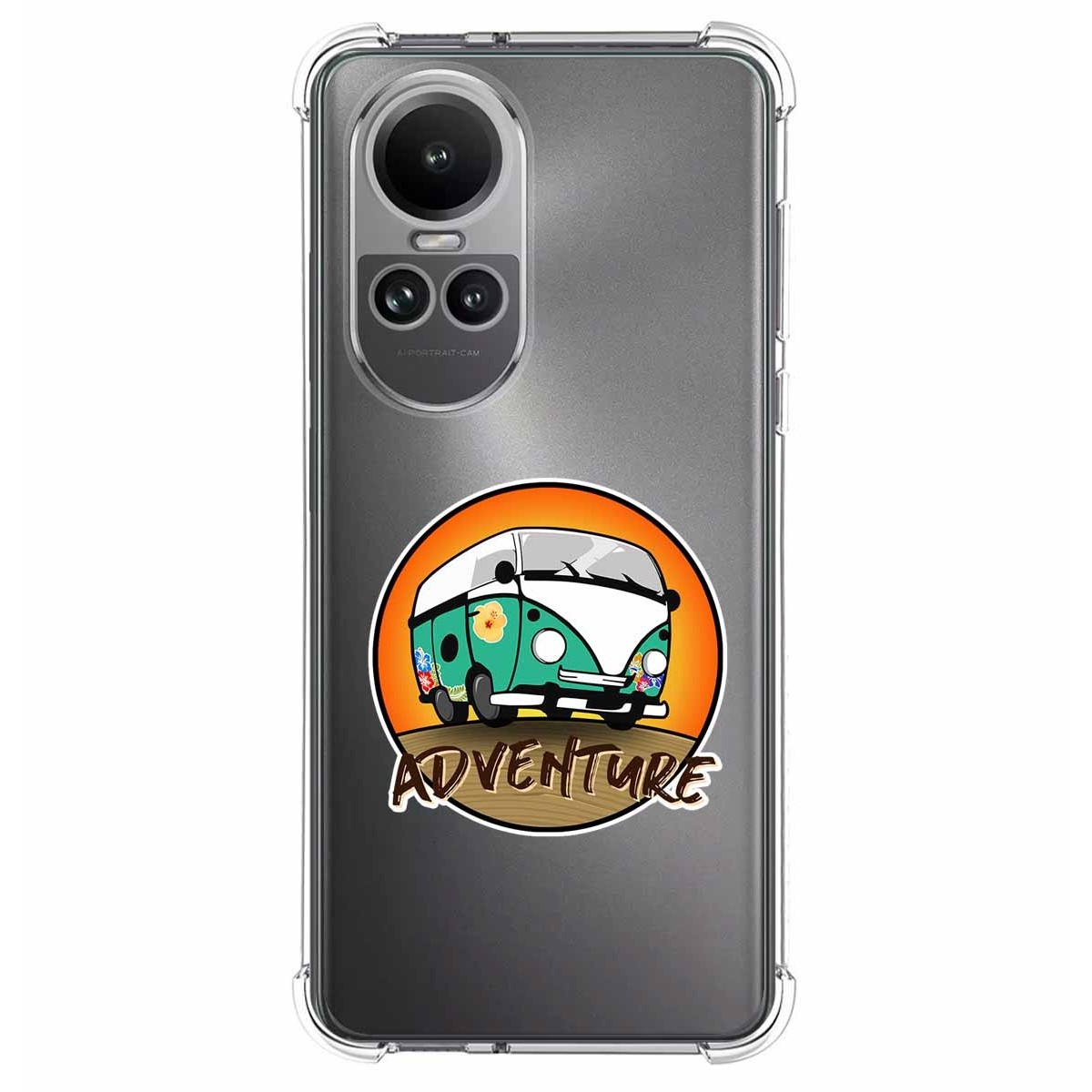 Funda Silicona Antigolpes para Oppo Reno 10 5G / 10 Pro 5G diseño Adventure Dibujos