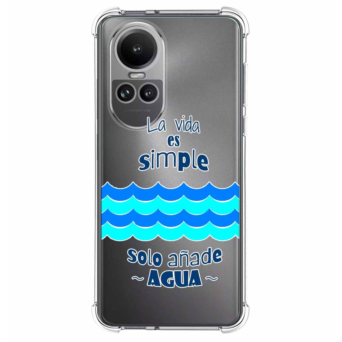 Funda Silicona Antigolpes para Oppo Reno 10 5G / 10 Pro 5G diseño Agua Dibujos