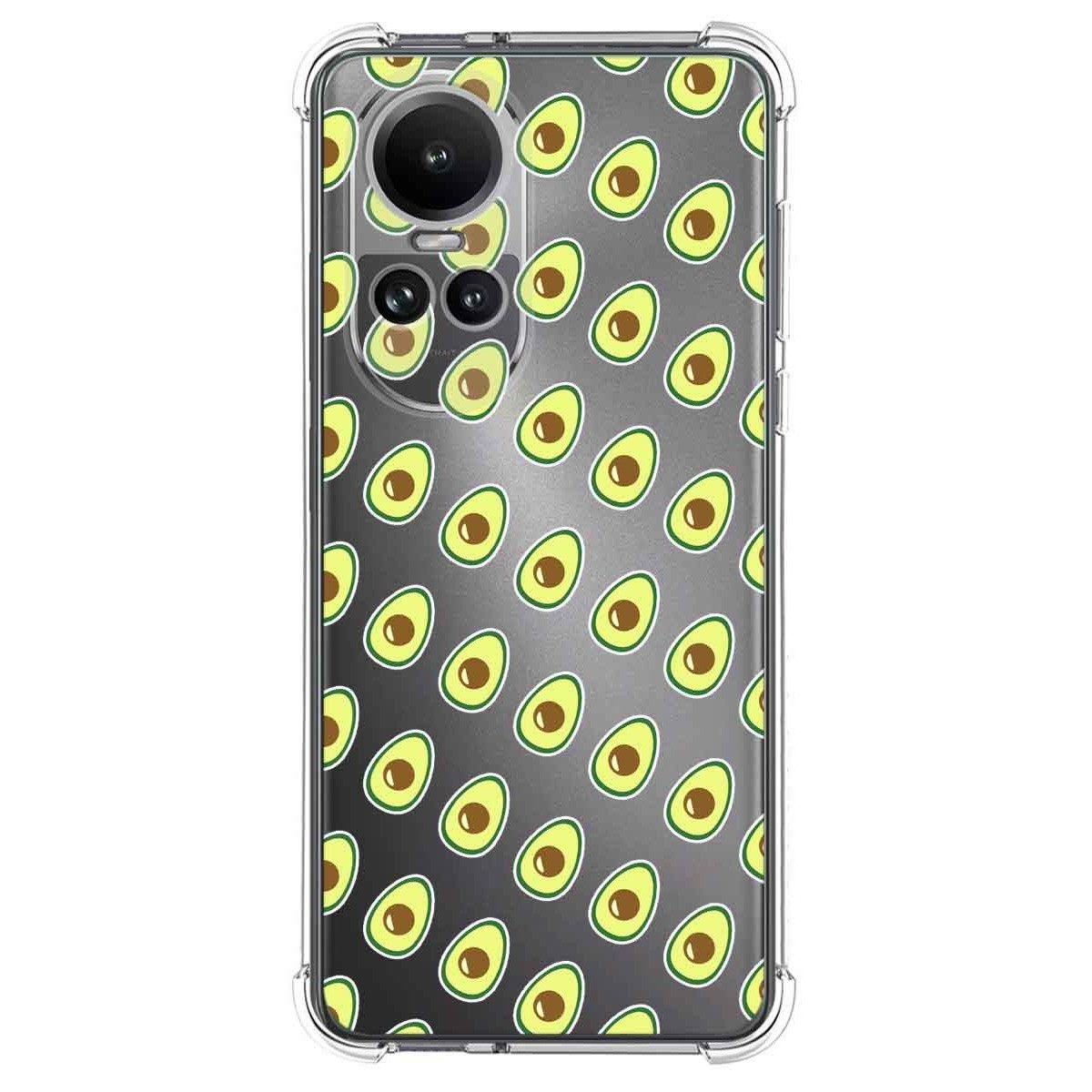 Funda Silicona Antigolpes para Oppo Reno 10 5G / 10 Pro 5G diseño Aguacate Dibujos