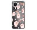 Funda Silicona Antigolpes para Oppo Reno 10 5G / 10 Pro 5G diseño Cerdos Dibujos