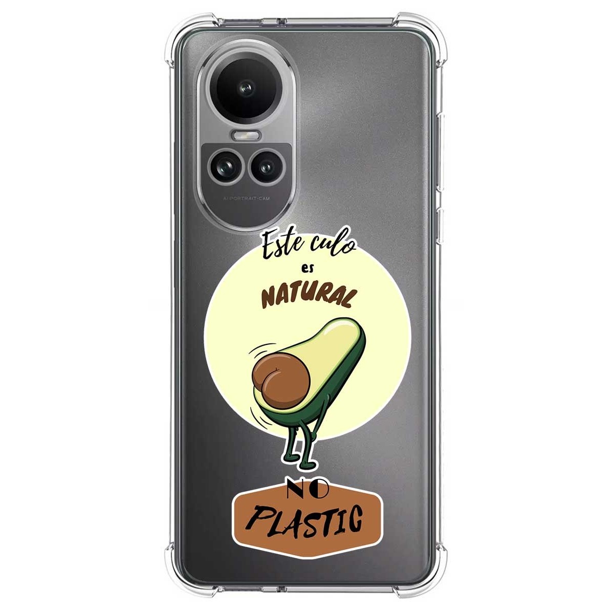 Funda Silicona Antigolpes para Oppo Reno 10 5G / 10 Pro 5G diseño Culo Natural Dibujos