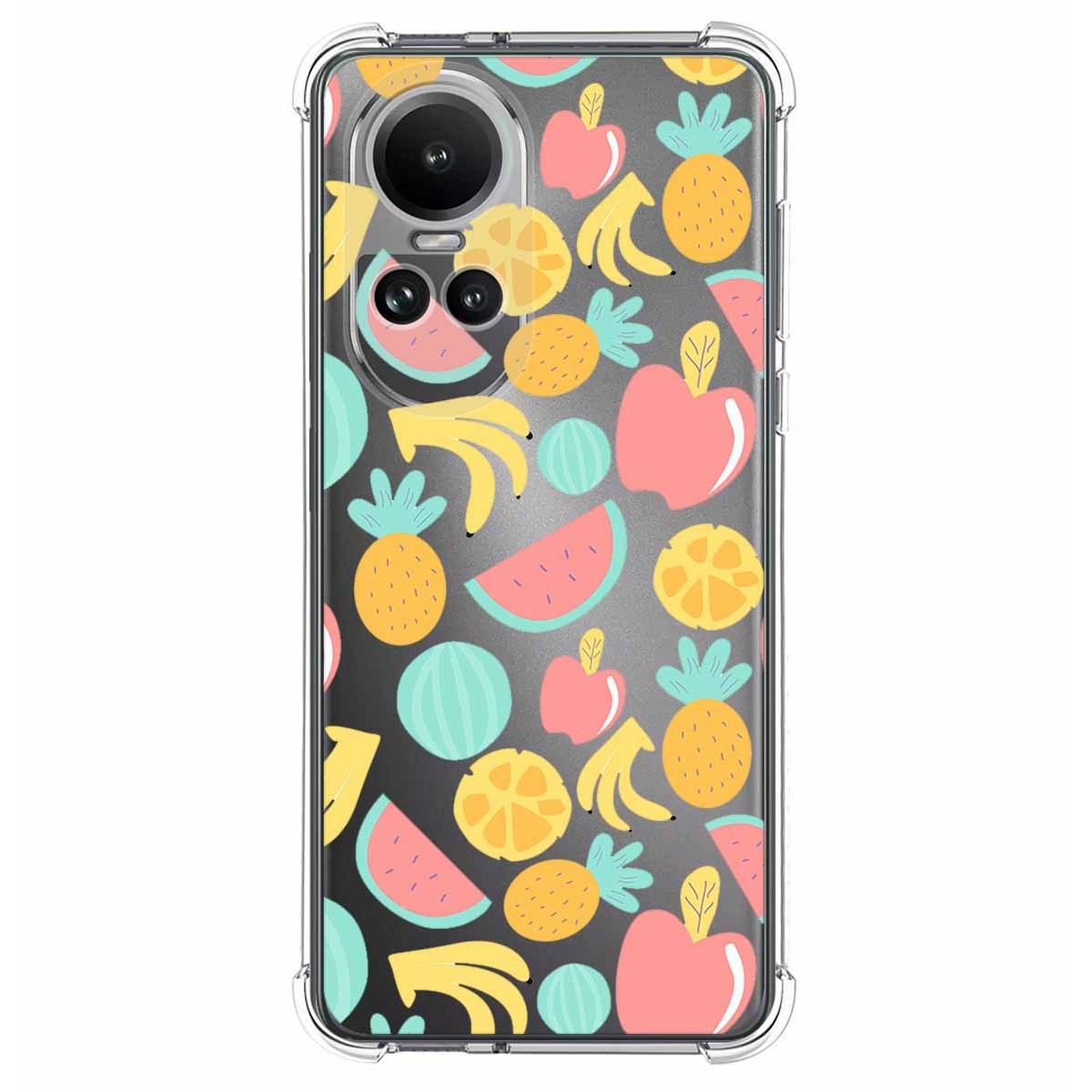 Funda Silicona Antigolpes para Oppo Reno 10 5G / 10 Pro 5G diseño Frutas 02 Dibujos