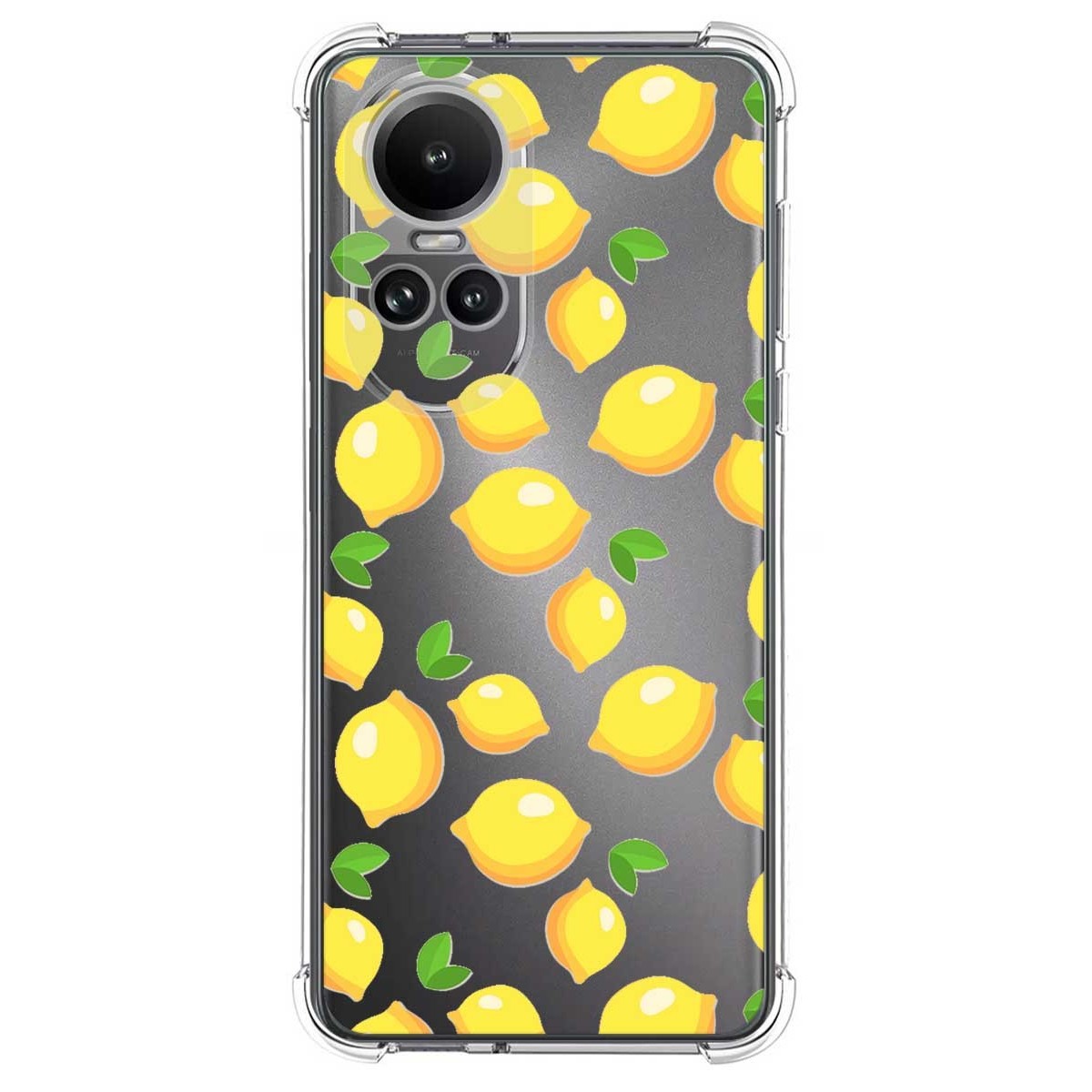 Funda Silicona Antigolpes para Oppo Reno 10 5G / 10 Pro 5G diseño Limones Dibujos