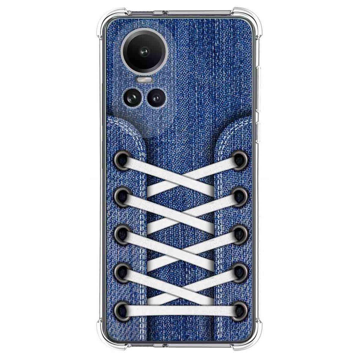 Funda Silicona Antigolpes para Oppo Reno 10 5G / 10 Pro 5G diseño Zapatillas 01 Dibujos