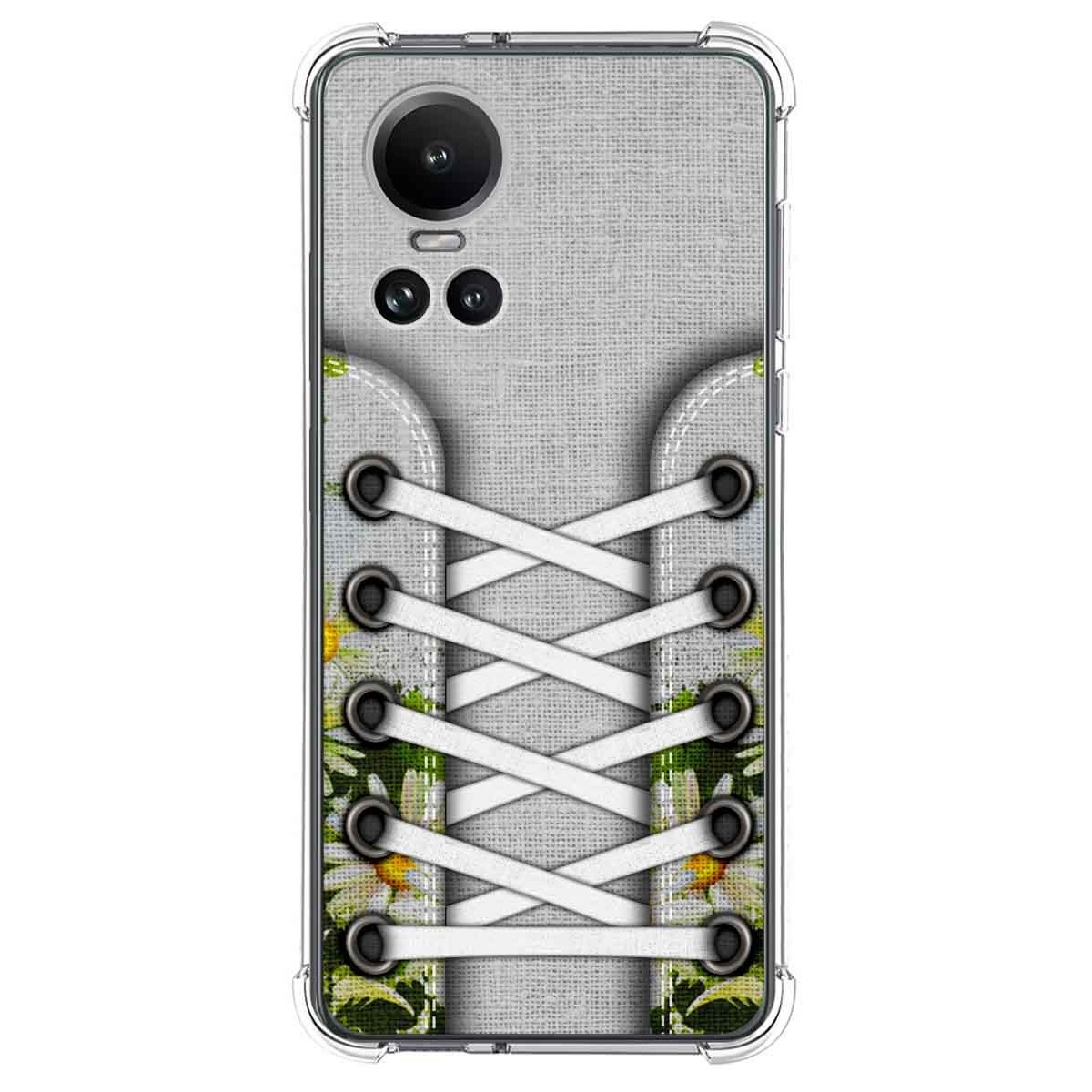 Funda Silicona Antigolpes para Oppo Reno 10 5G / 10 Pro 5G diseño Zapatillas 08 Dibujos