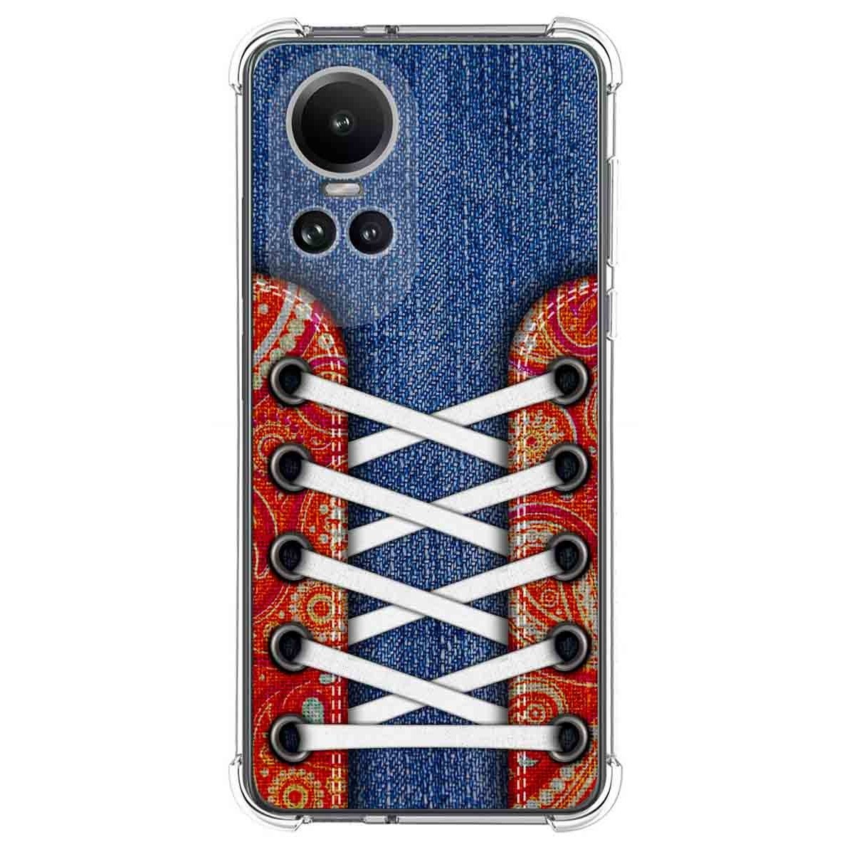 Funda Silicona Antigolpes para Oppo Reno 10 5G / 10 Pro 5G diseño Zapatillas 11 Dibujos