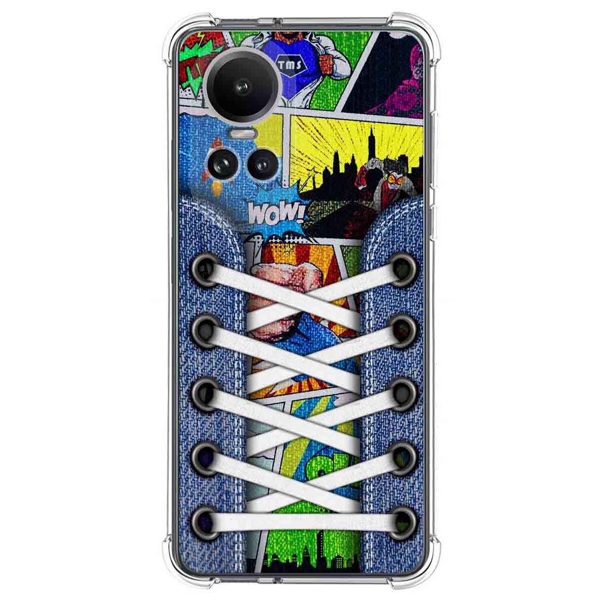 Funda Silicona Antigolpes para Oppo Reno 10 5G / 10 Pro 5G diseño Zapatillas 14 Dibujos