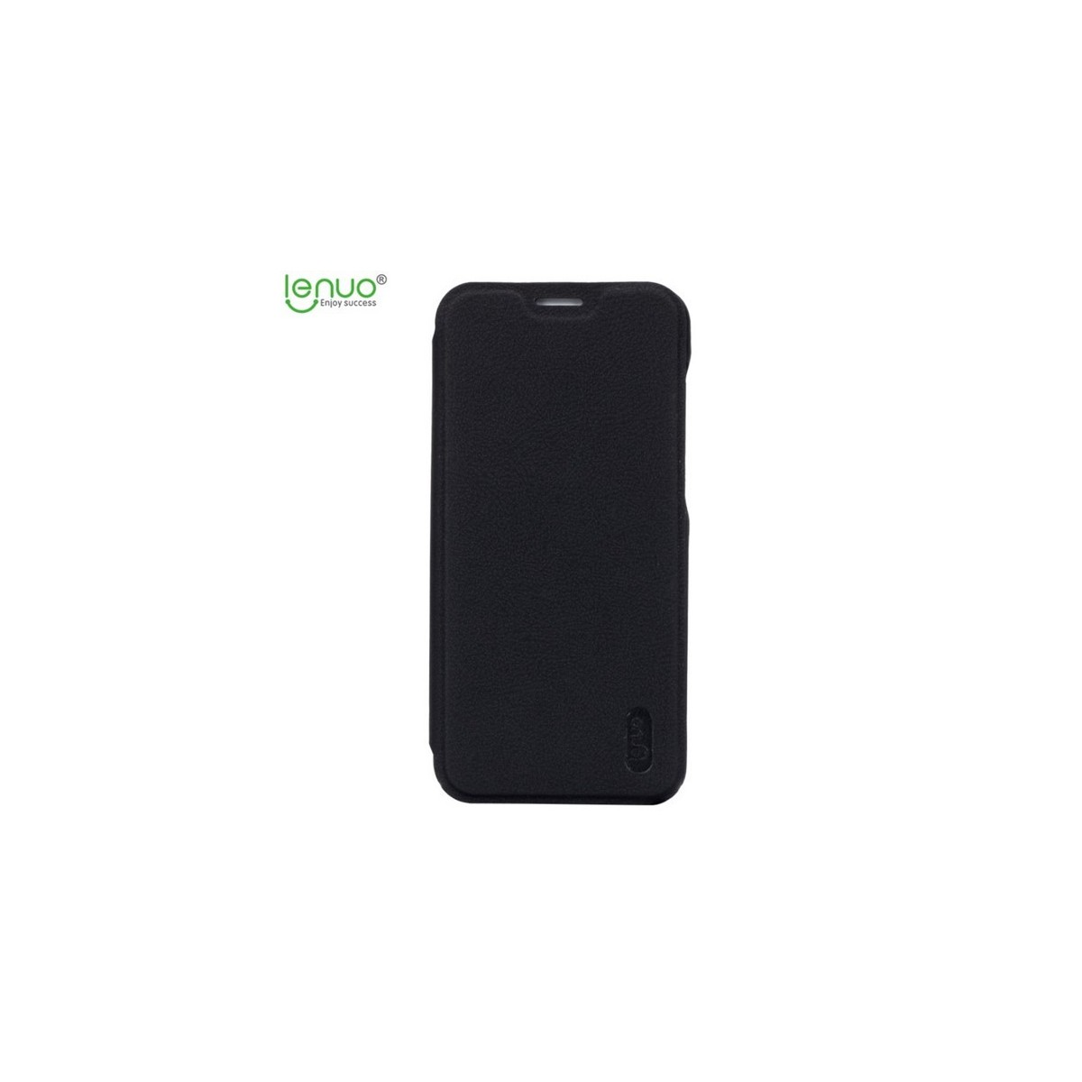 Funda Piel Flip Negra Marca Lenuo para Xiaomi Redmi 5 Plus