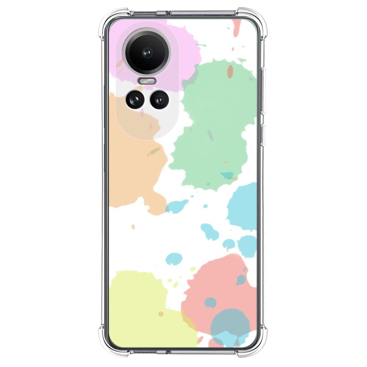 Funda Silicona Antigolpes para Oppo Reno 10 5G / 10 Pro 5G diseño Acuarela 05 Dibujos