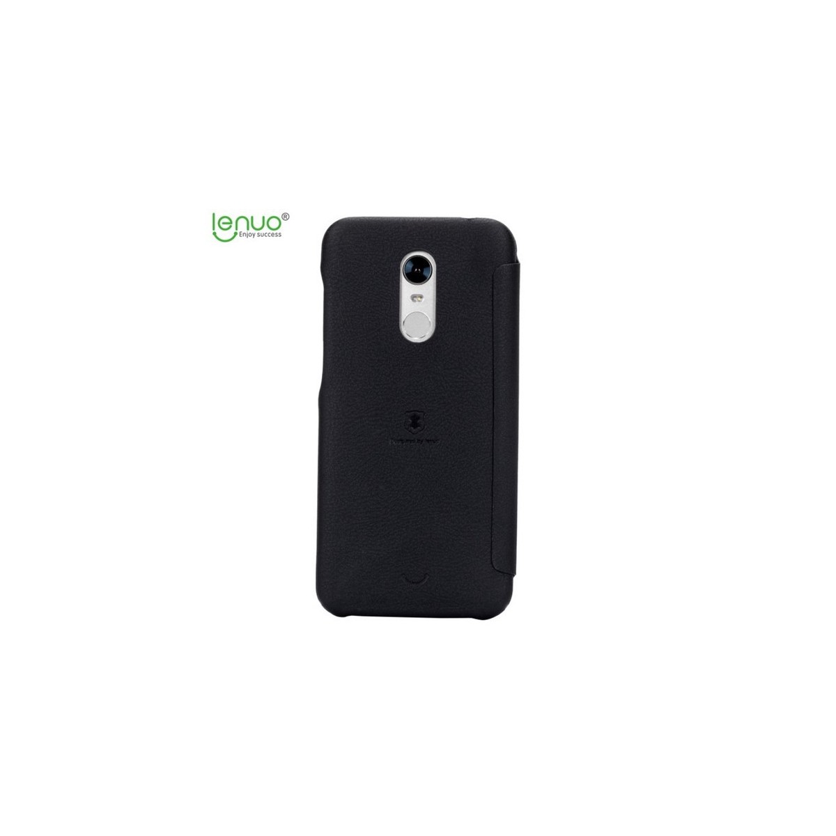 Funda Piel Flip Negra Marca Lenuo para Xiaomi Redmi 5 Plus