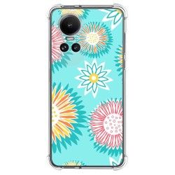 Funda Silicona Antigolpes para Oppo Reno 10 5G / 10 Pro 5G diseño Flores 05 Dibujos