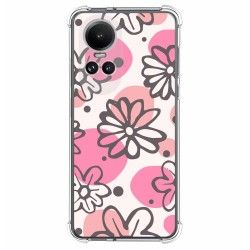 Funda Silicona Antigolpes para Oppo Reno 10 5G / 10 Pro 5G diseño Flores 09 Dibujos