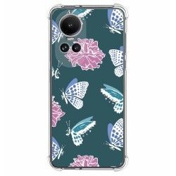 Funda Silicona Antigolpes para Oppo Reno 10 5G / 10 Pro 5G diseño Flores 10 Dibujos