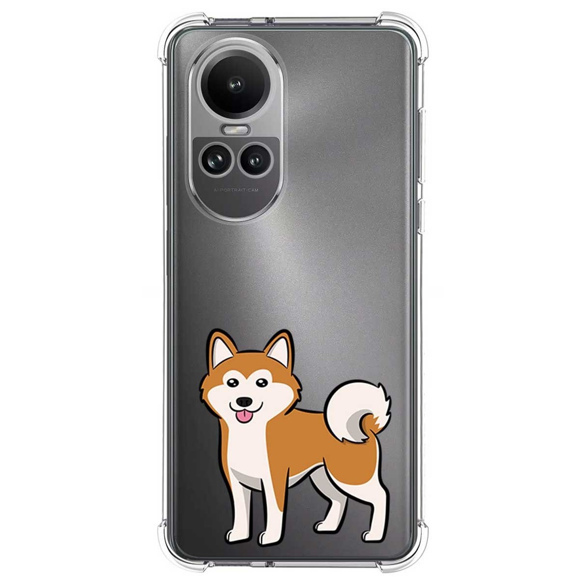 Funda Silicona Antigolpes para Oppo Reno 10 5G / 10 Pro 5G diseño Perros 02 Dibujos