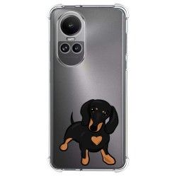 Funda Silicona Antigolpes para Oppo Reno 10 5G / 10 Pro 5G diseño Perros 04 Dibujos