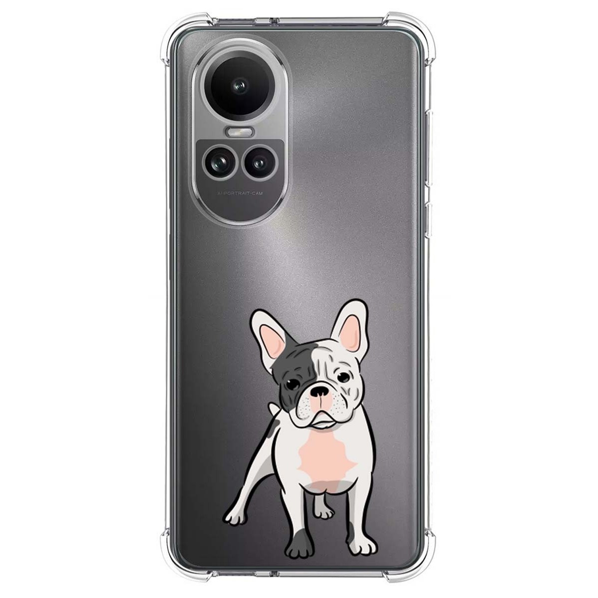 Funda Silicona Antigolpes para Oppo Reno 10 5G / 10 Pro 5G diseño Perros 06 Dibujos