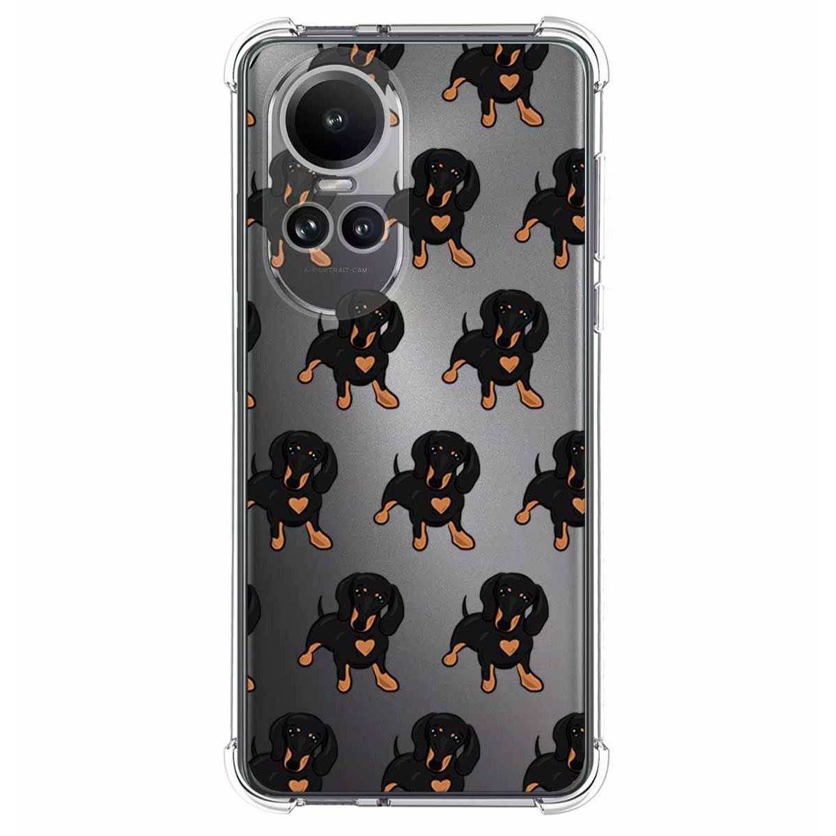 Funda Silicona Antigolpes para Oppo Reno 10 5G / 10 Pro 5G diseño Perros 10 Dibujos