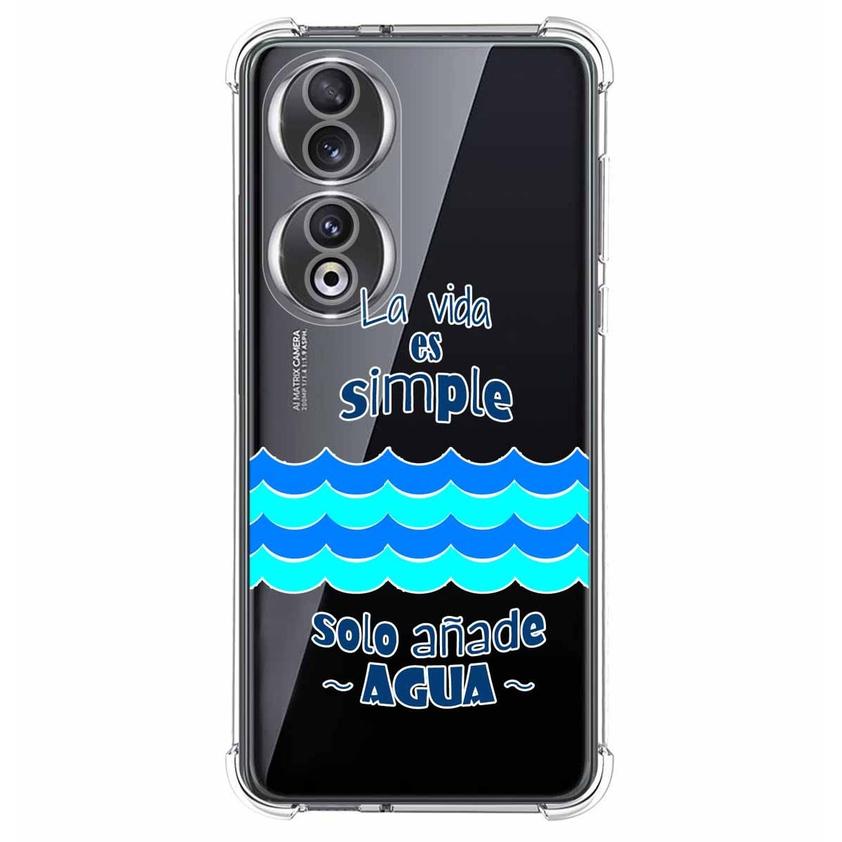 Funda Silicona Antigolpes compatible con Huawei Honor 90 5G diseño Agua Dibujos
