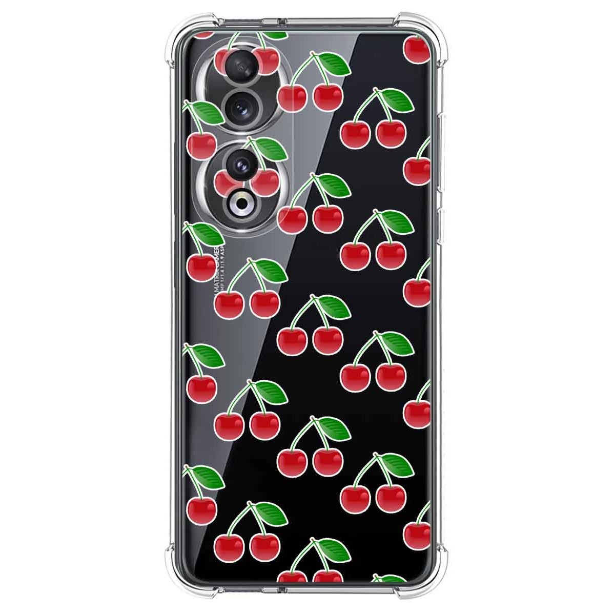 Funda Silicona Antigolpes compatible con Huawei Honor 90 5G diseño Cerezas Dibujos